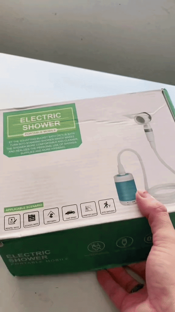 Outdoor™ポータブル電動シャワー
